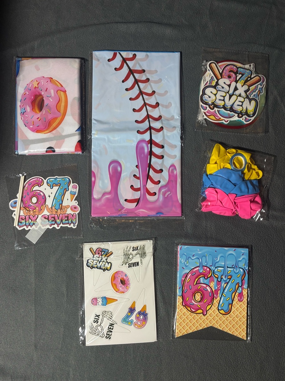 NEW 6-7 Birthday Party Supplies